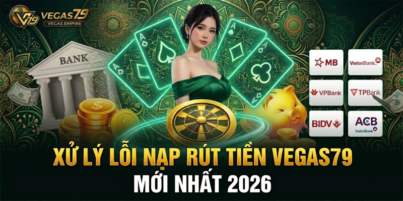 Xử lý lỗi nạp và rút tiền Vegas79